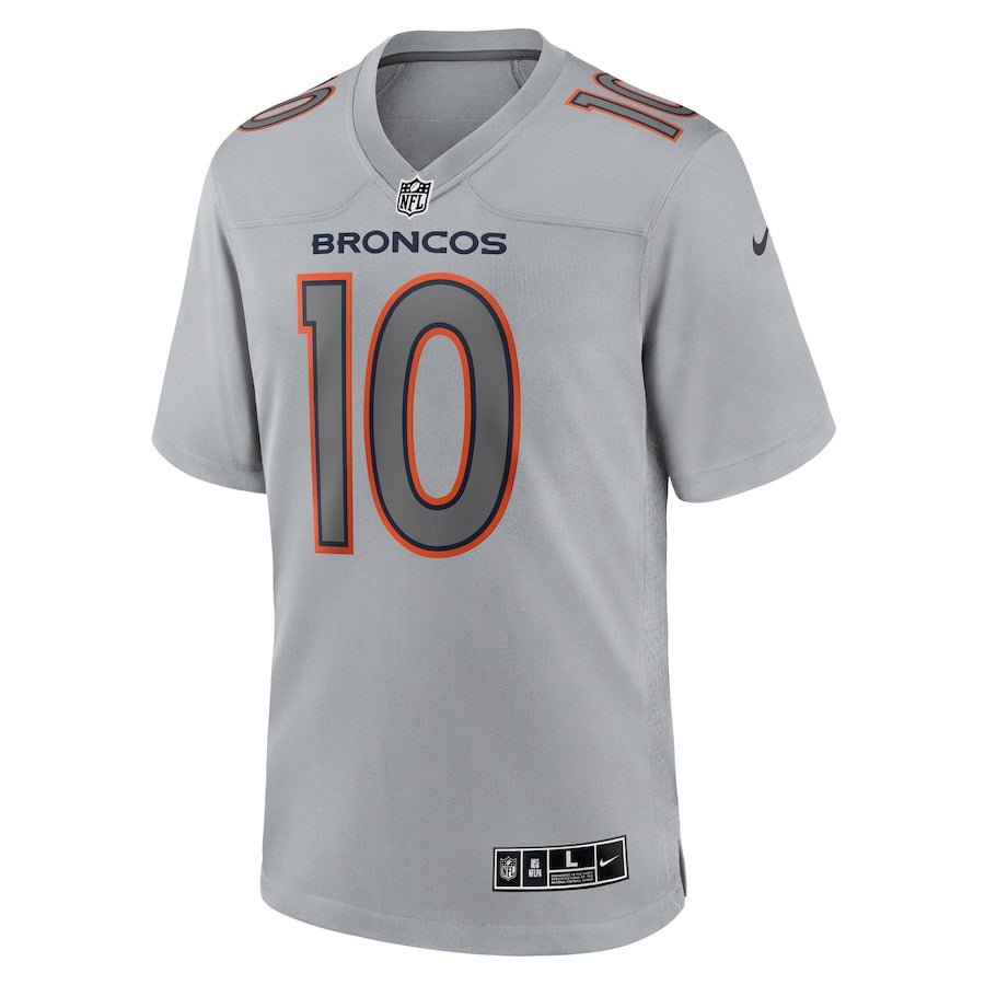 Jerry Jeudy Gray Denver Broncos Atmosphere Fashion Game Jersey - Sportcify High Quality American Football Jerseys | NFL Jerseys