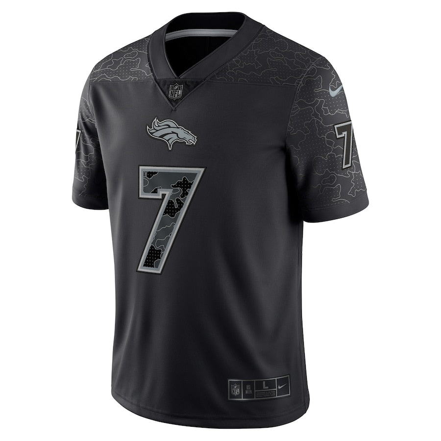 John Elway Black Denver Broncos Retired Player RFLCTV Limited Jersey - Sportcify High Quality American Football Jerseys | NFL Jerseys