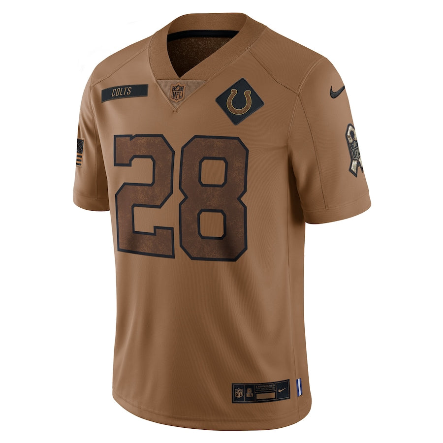 Jonathan Taylor Brown Indianapolis Colts 2023 Salute To Service Limited Jersey - Sportcify High Quality American Football Jerseys | NFL Jerseys