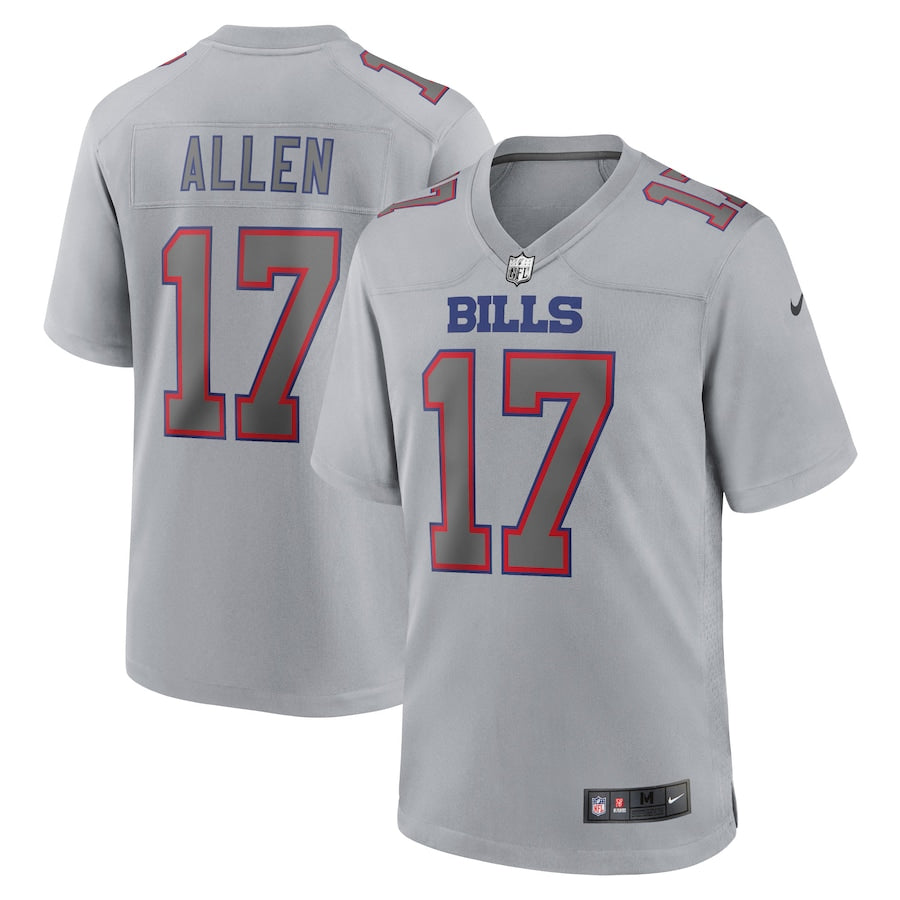 Josh Allen Buffalo Bills Gray Atmosphere Fashion Game - Jersey - Sportcify High Quality American Football Jerseys | NFL Jerseys