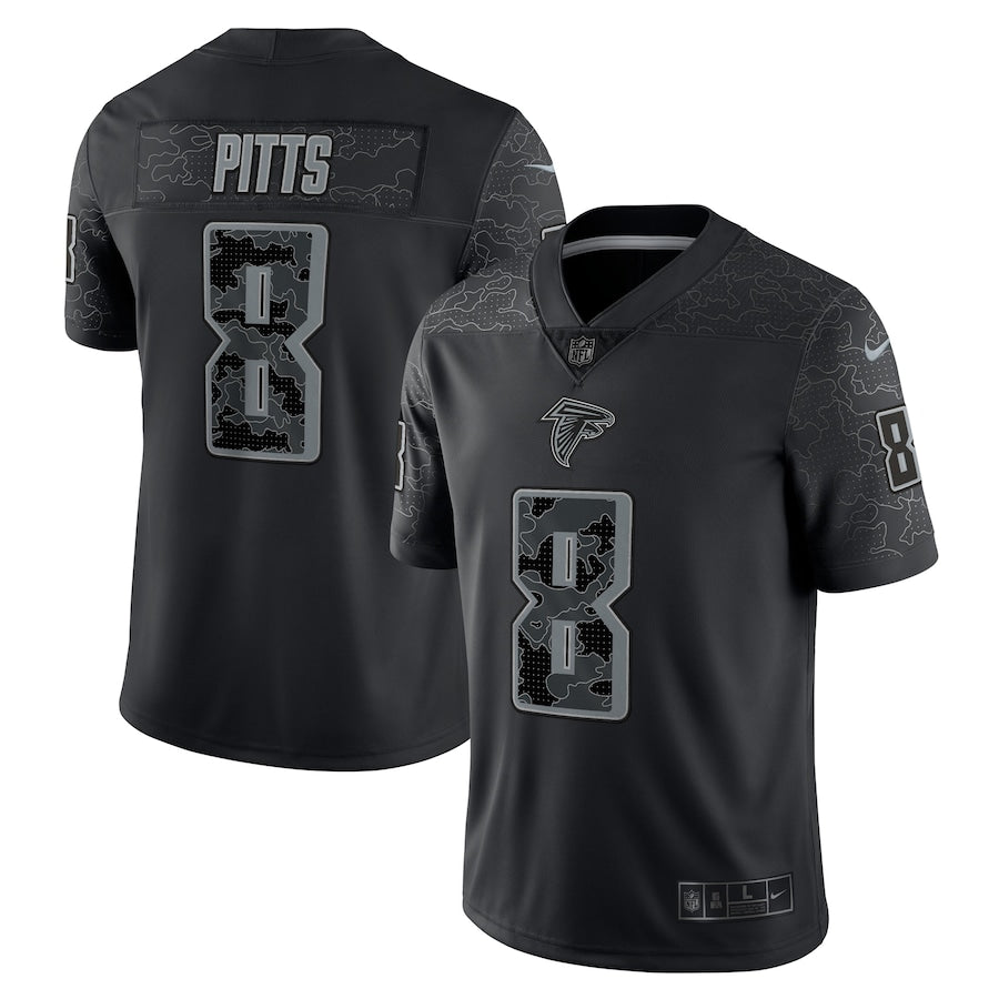 Kyle Pitts Black Atlanta Falcons RFLCTV Limited Jersey - Sportcify High Quality American Football Jerseys | NFL Jerseys