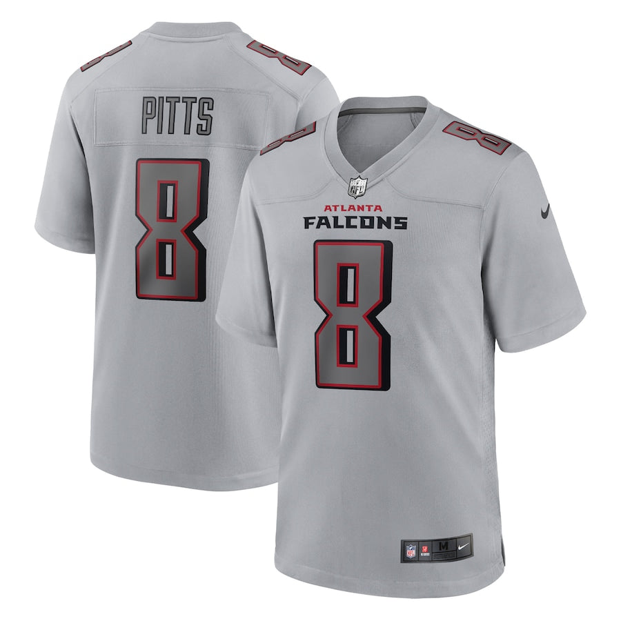 Kyle Pitts Gray Atlanta Falcons Atmosphere Fashion Game Jersey - Sportcify High Quality American Football Jerseys | NFL Jerseys