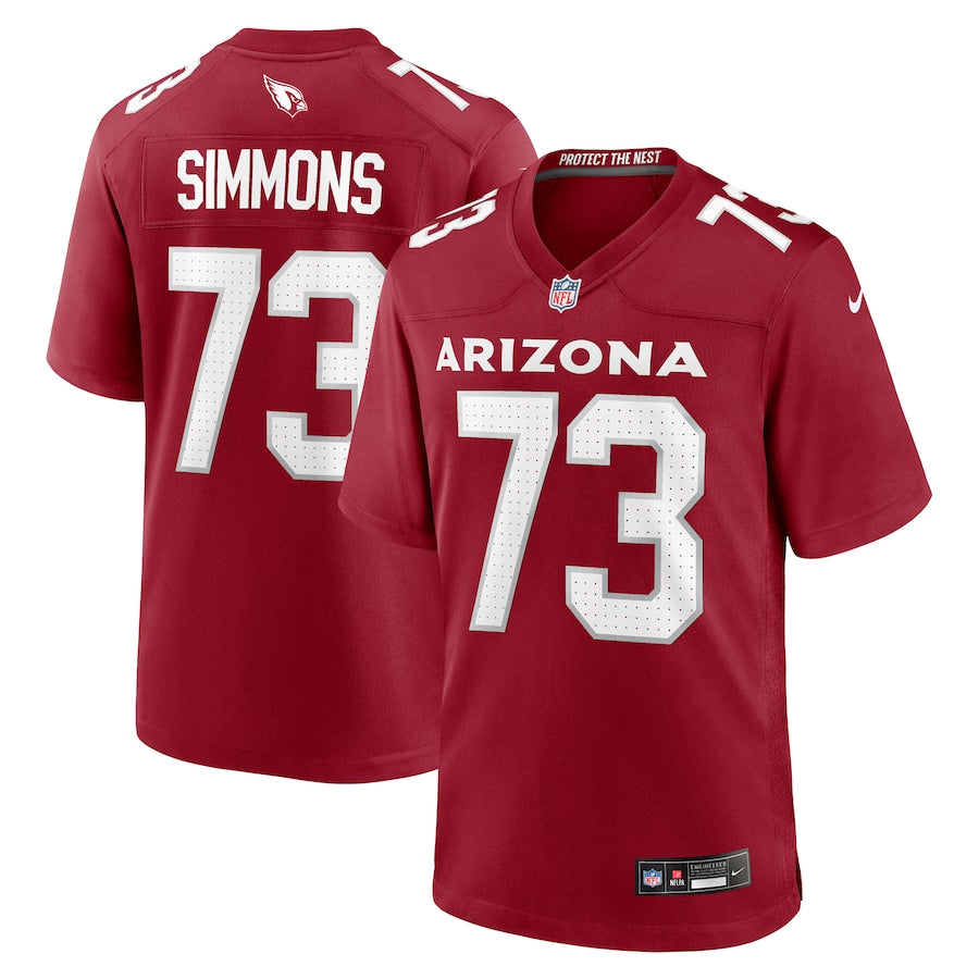 Lachavious Simmons Cardinal Arizona Cardinals Team Game Jersey - Sportcify High Quality American Football Jerseys | NFL Jerseys