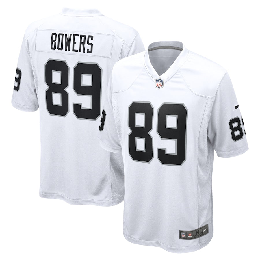 Las Vegas Raiders Brock Bowers White Game Jersey - Sportcify High Quality American Football Jerseys | NFL Jerseys