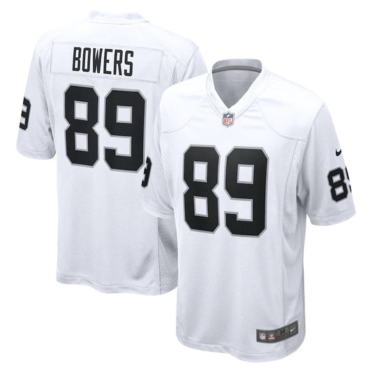 Las Vegas Raiders Brock Bowers White Game Jersey - Sportcify High Quality American Football Jerseys | NFL Jerseys