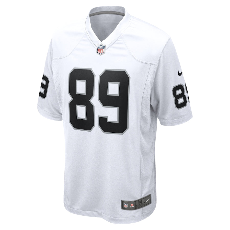Las Vegas Raiders Brock Bowers White Game Jersey - Sportcify High Quality American Football Jerseys | NFL Jerseys