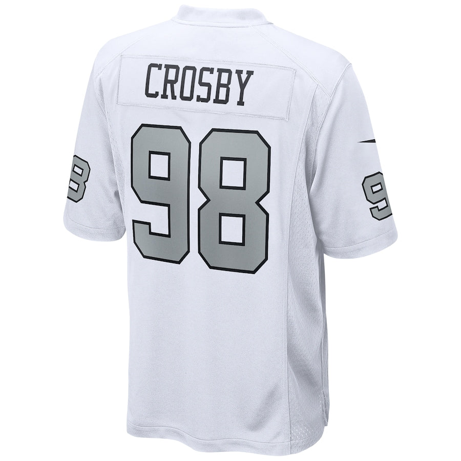 Las Vegas Raiders Maxx Crosby White Alternate Game Jersey - Sportcify High Quality American Football Jerseys | NFL Jerseys