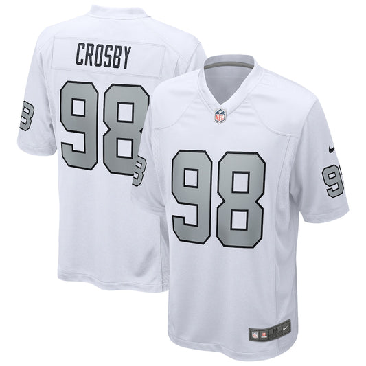 Las Vegas Raiders Maxx Crosby White Alternate Game Jersey - Sportcify High Quality American Football Jerseys | NFL Jerseys