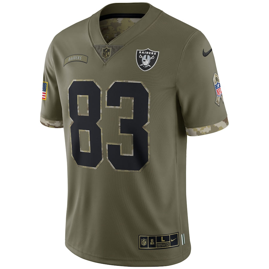 Las Vegas Raiders Olive 2022 Salute To Service Limited Jersey - Sportcify High Quality American Football Jerseys | NFL Jerseys