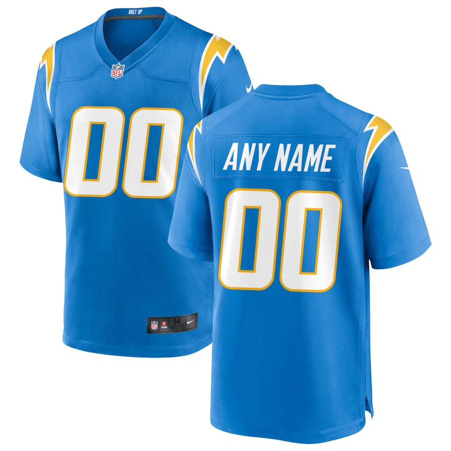 Los Angeles Chargers Powder Blue Custom Game Jersey - Sportcify High Quality American Football Jerseys | NFL Jerseys