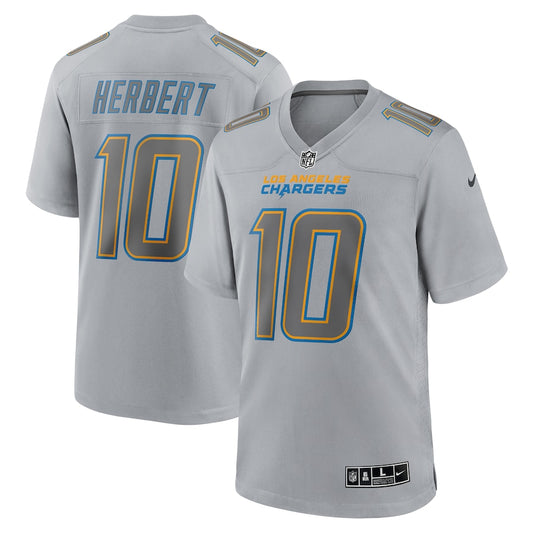 Los Angeles Chargers Justin Herbert Gray Atmosphere Fashion Game Jersey - Sportcify High Quality American Football Jerseys | NFL Jerseys