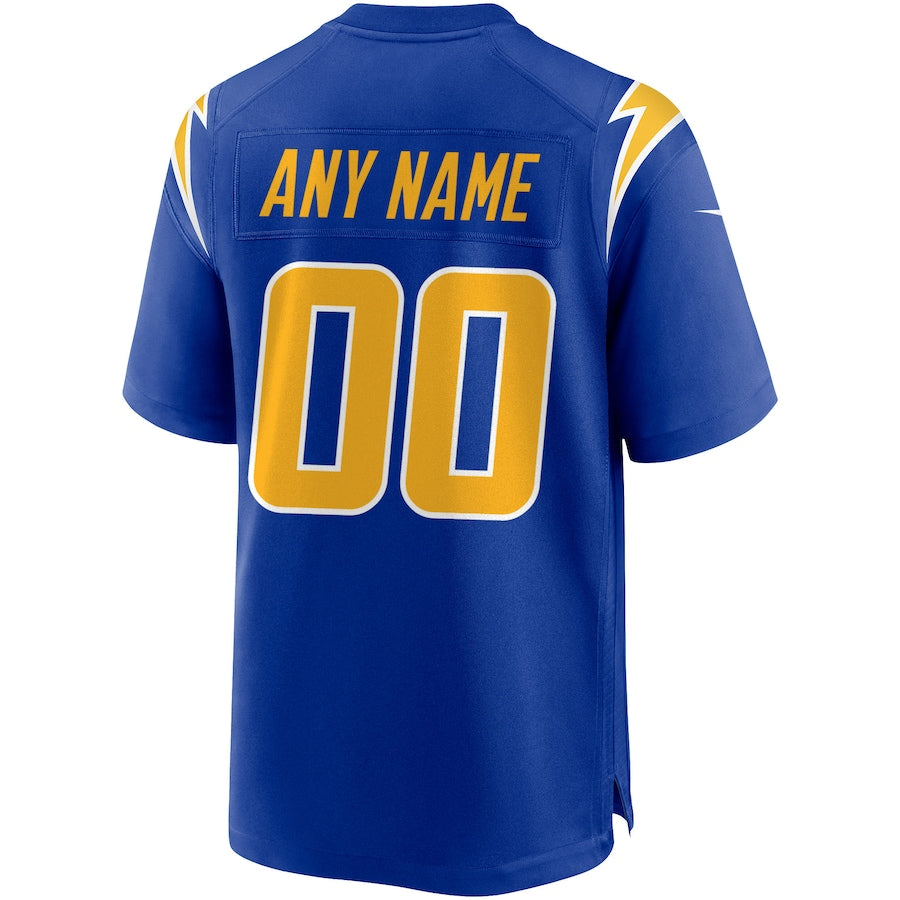 Los Angeles Chargers Royal Alternate Custom Game Jersey - Sportcify High Quality American Football Jerseys | NFL Jerseys