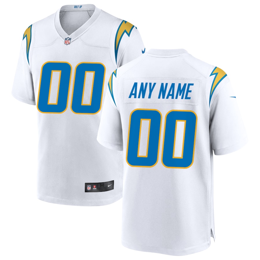 Los Angeles Chargers White Custom Game Jersey - Sportcify High Quality American Football Jerseys | NFL Jerseys