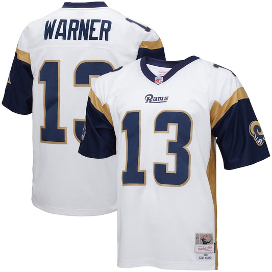Los Angeles Rams Kurt Warner Mitchell & Ness White Big & Tall 2001 Retired Player Replica Jersey - Sportcify High Quality American Football Jerseys | NFL Jerseys