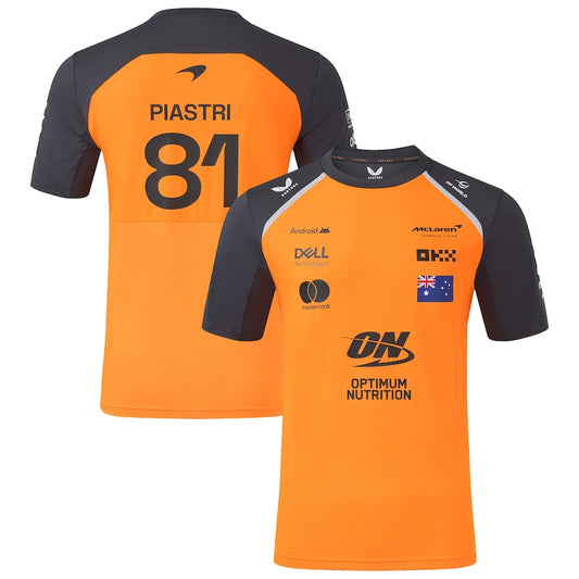 McLaren 2025 Team Oscar Piastri Driver Set Up T-Shirt  Autumn