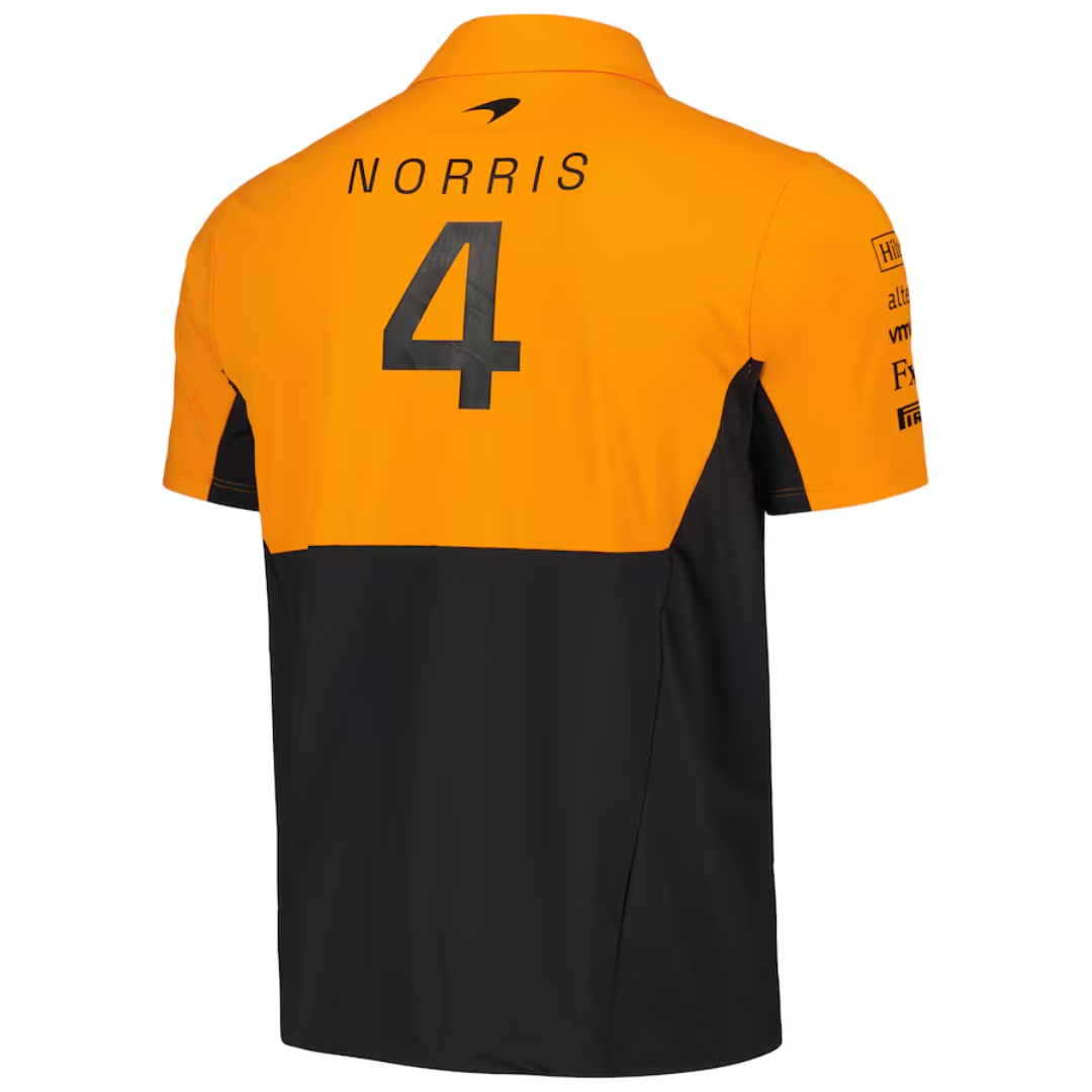 Men's Castore Lando Norris Orange McLaren F1 Team 2024 Driver Polo - Sportcify High Quality American Football Jerseys | NFL Jerseys