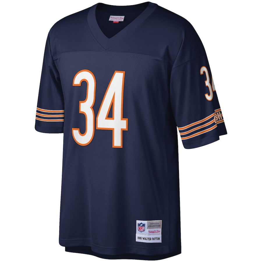 Men's Mitchell & Ness Walter Payton Navy Chicago Bears 1985 Authentic Retired Player - Jersey) - Sportcify High Quality American Football Jerseys | NFL Jerseys