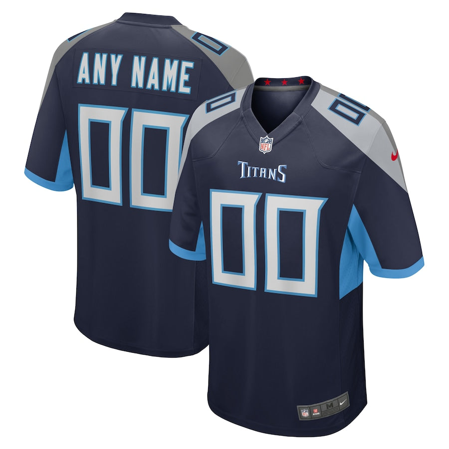 Men's Tennessee Titans Navy Custom Jersey - Sportcify High Quality American Football Jerseys | NFL Jerseys