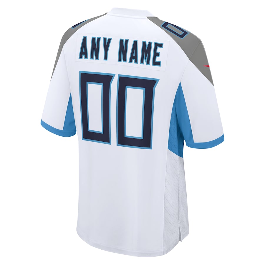 Men's Tennessee Titans White Custom Game Jersey - Sportcify High Quality American Football Jerseys | NFL Jerseys