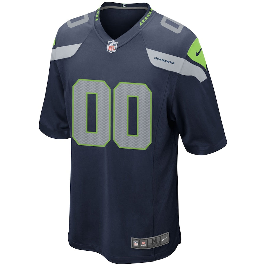 Men's Seattle Seahawks College Navy Custom Game Jersey - Sportcify High Quality American Football Jerseys | NFL Jerseys