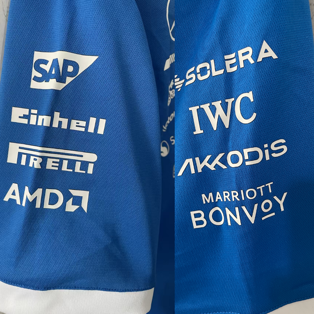 Mercedes - AMG F1 2026 Blue Wonder Team Driver Tee Blue