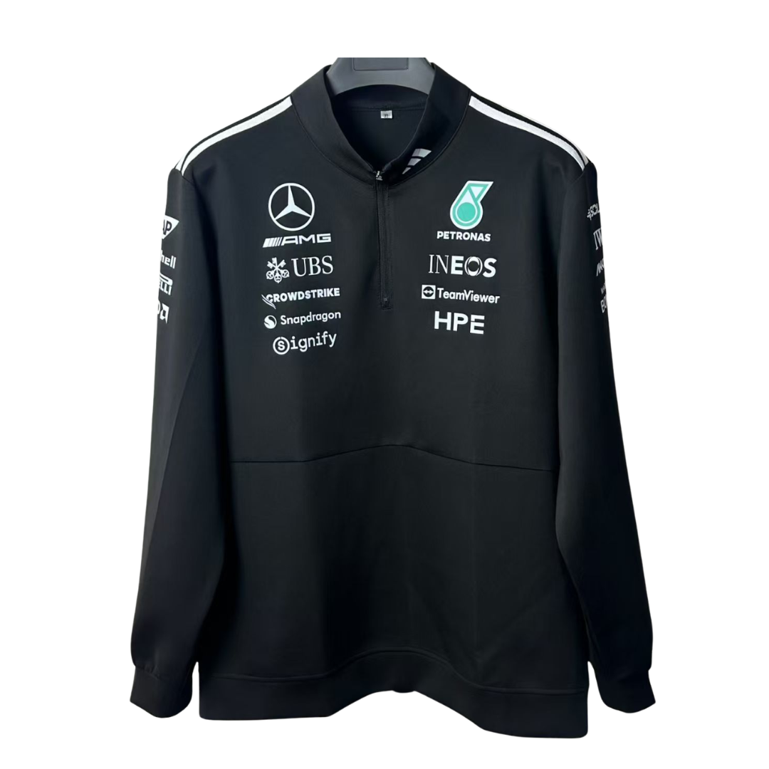 Mercedes - AMG F1 Half Zip 2026 - Long sleeved top - Black