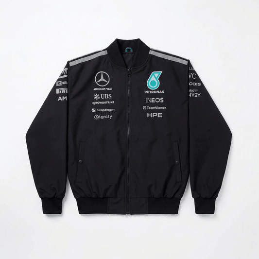 Mercedes 2026 Team Bomber Jacket | Formula One Polo Shirt | Sportcify |