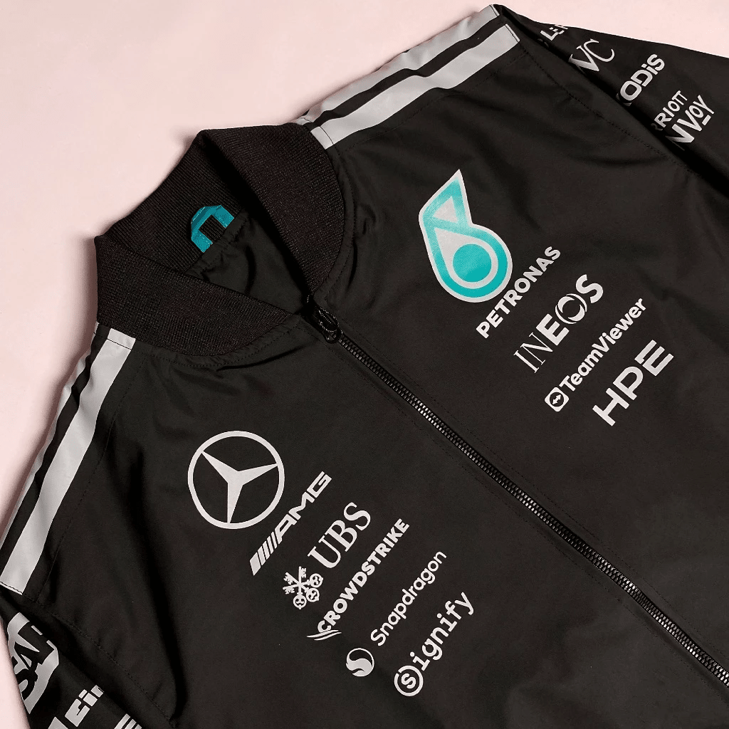 Mercedes 2026 Team Bomber Jacket | Formula One Polo Shirt | Sportcify |