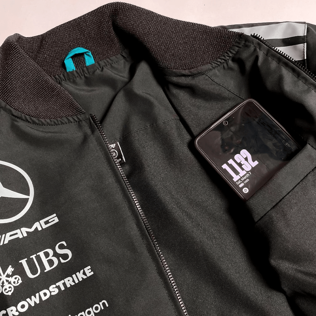 Mercedes 2026 Team Bomber Jacket | Formula One Polo Shirt | Sportcify |