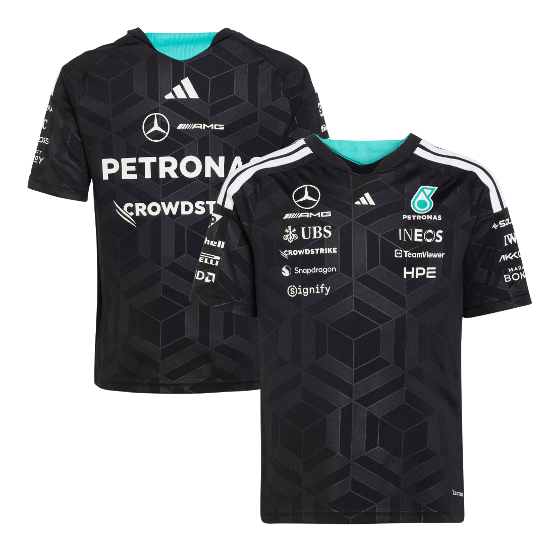 Mercedes AMG F1 2026 Team Drive Tshirt version 2 - Black