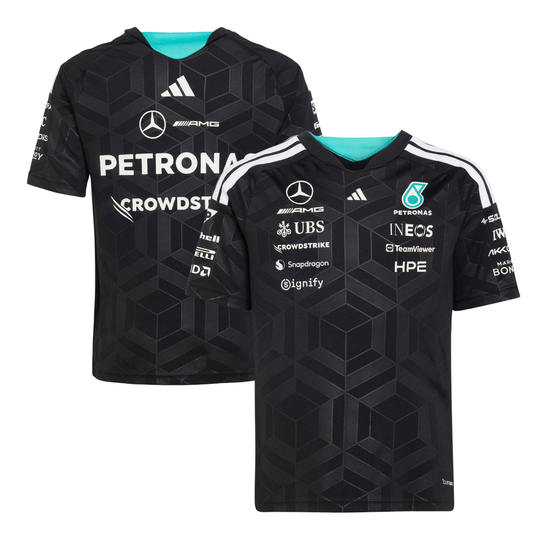Mercedes AMG F1 2026 Team Drive Tshirt version 2 - Black