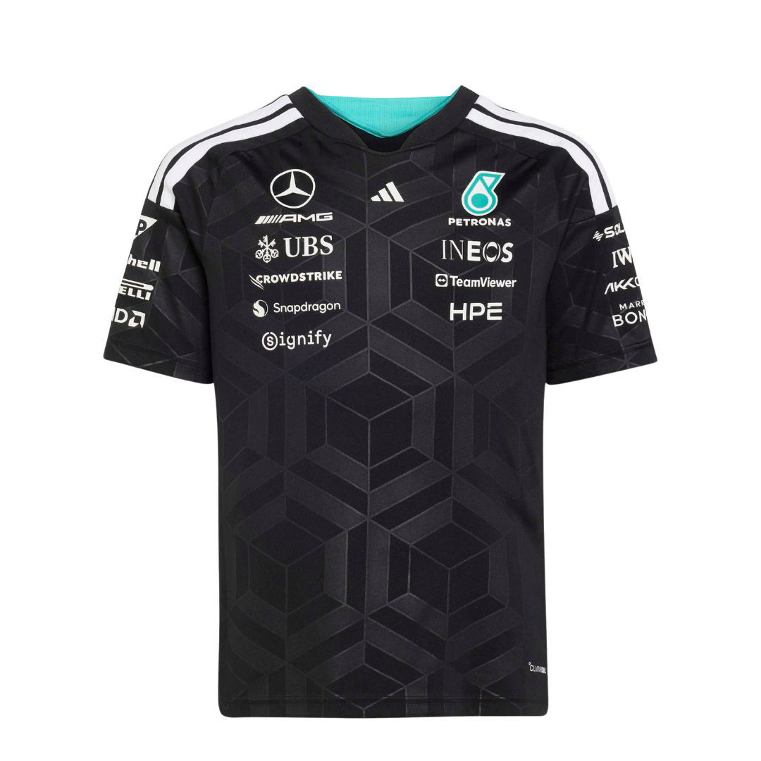 Mercedes AMG F1 2026 Team Drive Tshirt version 2 - Black