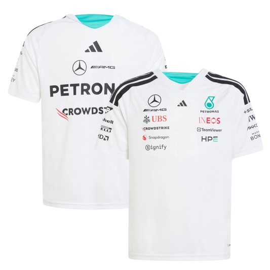 Mercedes AMG F1 2026 Team Drive Tshirt version 2 - White