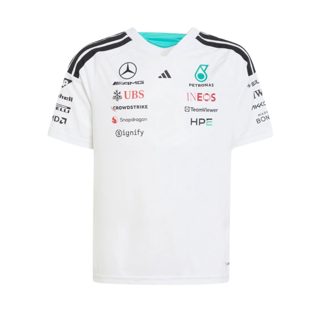 Mercedes AMG F1 2026 Team Drive Tshirt version 2 - White