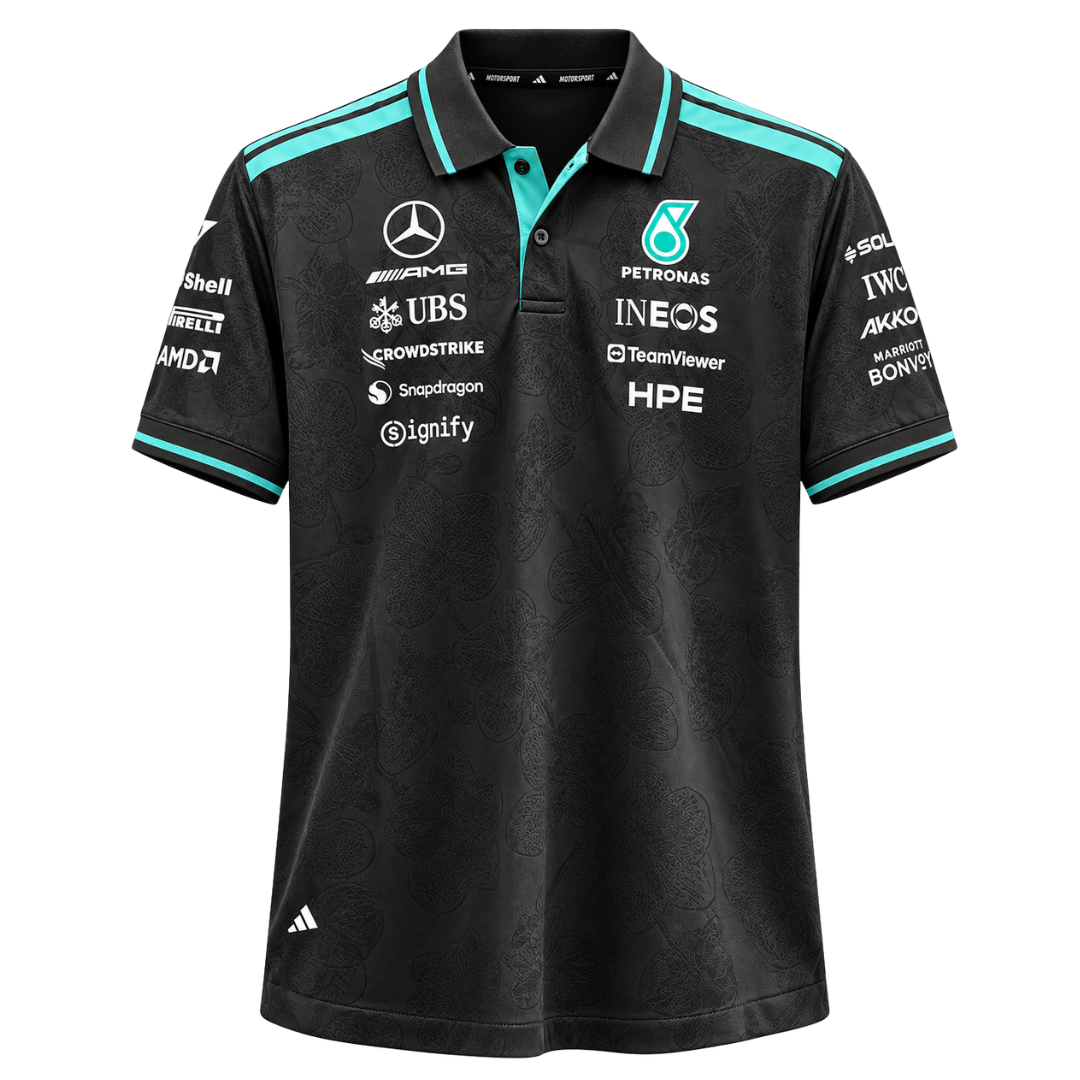 Mercedes F1 2026 Vanda Bloom Driver Black Polo