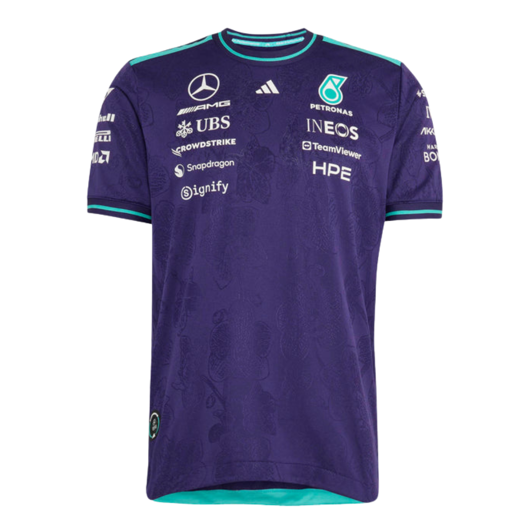 Mercedes F1 2026 Vanda Bloom Driver Purple Tee