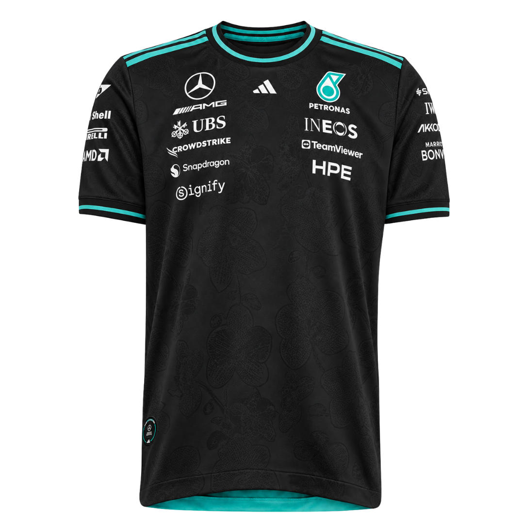 Mercedes F1 2026 Vanda Bloom Driver White Tee