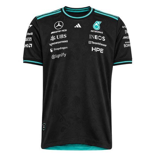 Mercedes F1 2026 Vanda Bloom Driver White Tee