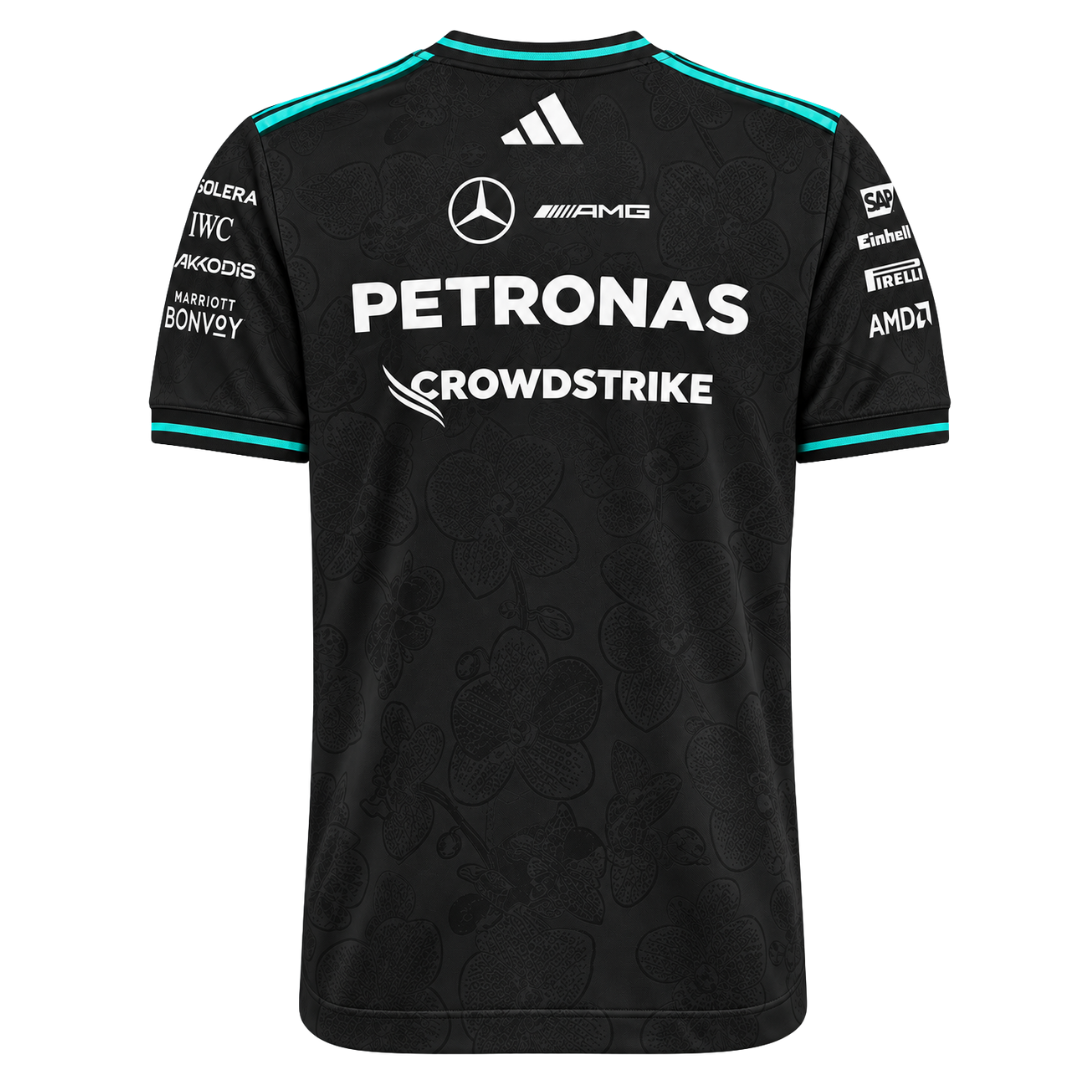 Mercedes F1 2026 Vanda Bloom Driver White Tee