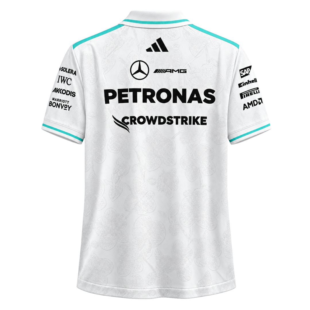 Mercedes F1 2026 Vanda Bloom Driver White Polo