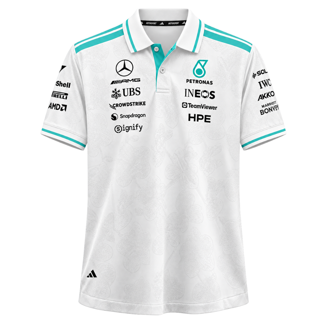 Mercedes F1 2026 Vanda Bloom Driver White Polo