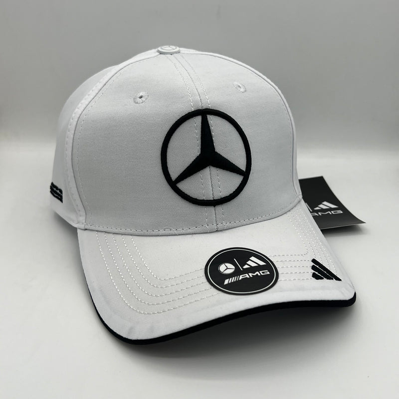 Mercedes AMG White Team Cap 2025 | Racing Cap | Sportcify |