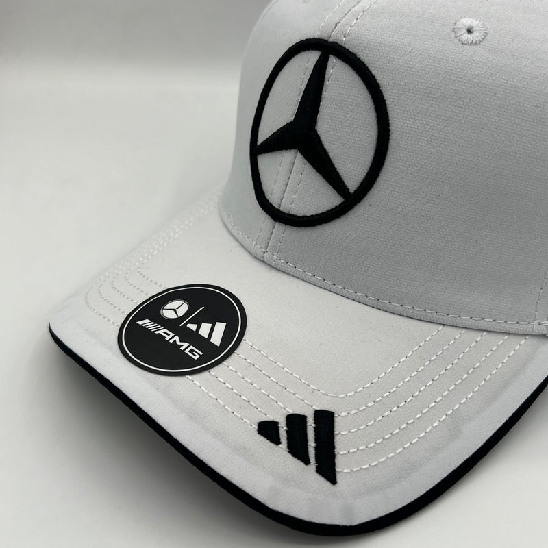 Mercedes AMG White Team Cap 2025 | Racing Cap | Sportcify |