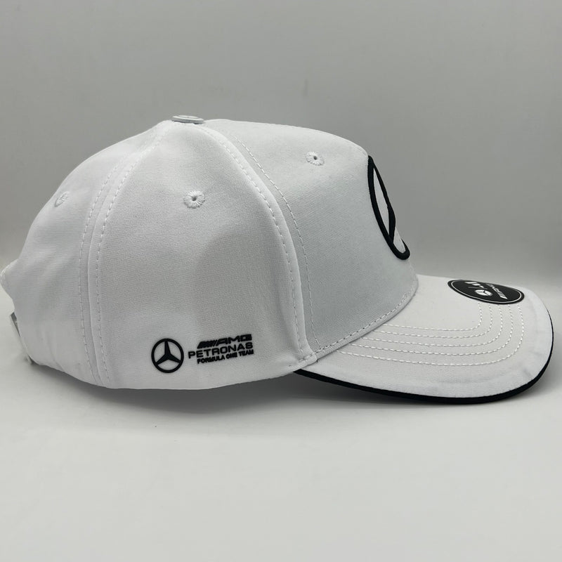 Mercedes AMG White Team Cap 2025 | Racing Cap | Sportcify |