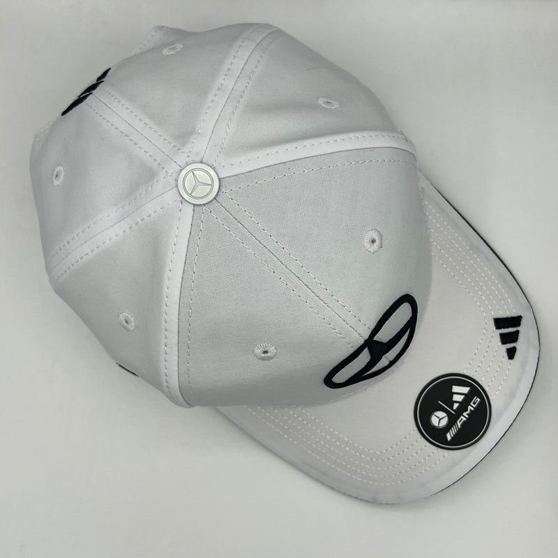 Mercedes AMG White Team Cap 2025 | Racing Cap | Sportcify |