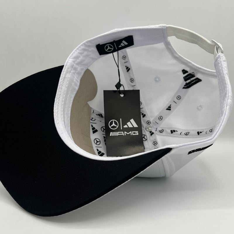 Mercedes AMG White Team Cap 2025 | Racing Cap | Sportcify |