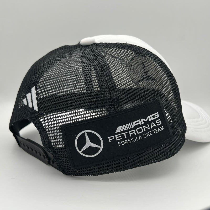 Mercedes AMG White Team Tucker Cap 2025 | Racing Cap | Sportcify |