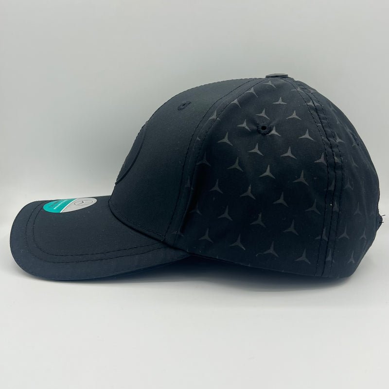 Mercedes Black Stealth Cap 2025 | Racing Cap | Sportcify |
