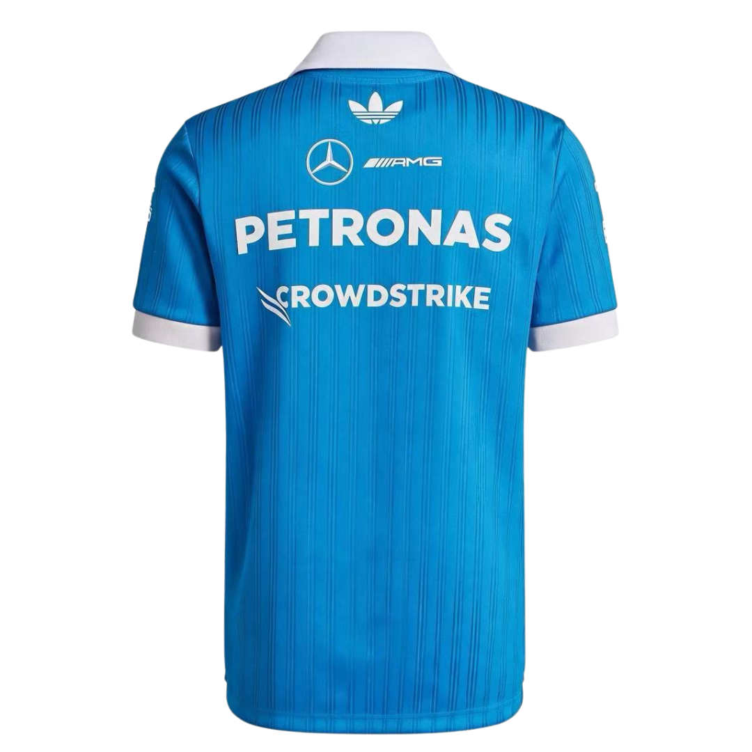 Mercedes Blue Wonder 2026 Team Polo Shirt - Silverstone GP Special Edition