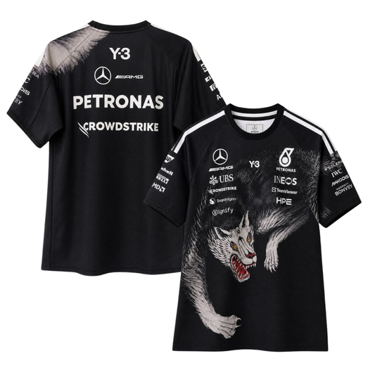 Mercedes F1 Y-3 Short-Sleeve Team Driver Tee Black 2026 - Black